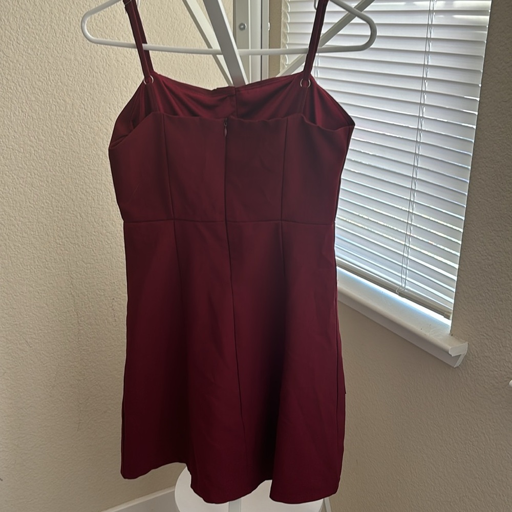 3 for $15!! Dark red mini dress - Picture 4 of 6